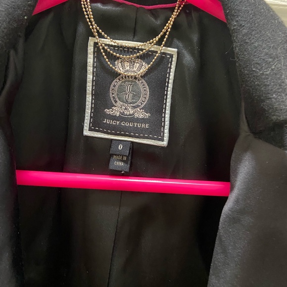 JUICY COUTURE CROPPED TUXEDO JACKET - Picture 4 of 7